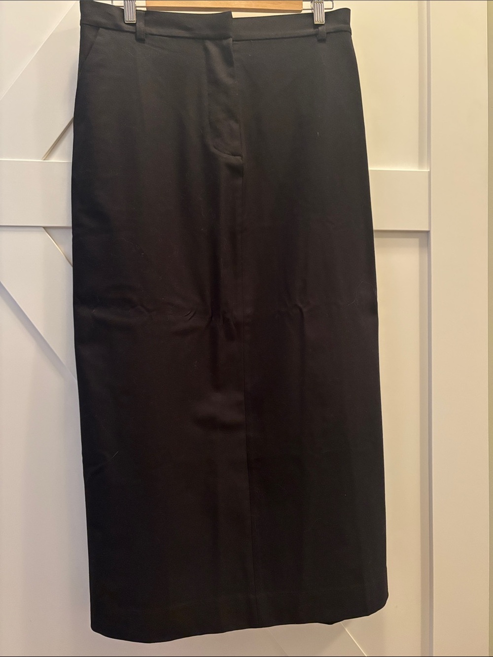 Mijeong park Black Pencil maxi Skirt, size large